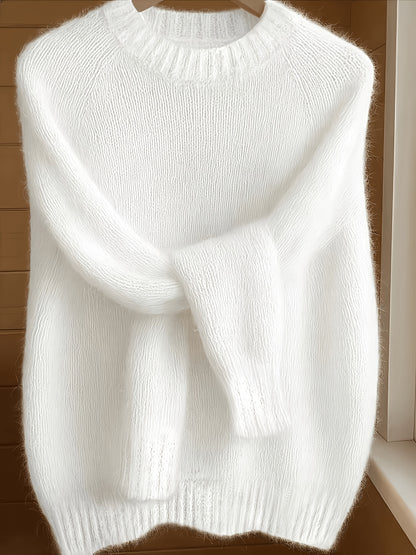Kastanja | Damen Oversized Strickpullover