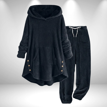 Yvette | Zweiteiliges Loungewear Set mit Kapuze für Damen