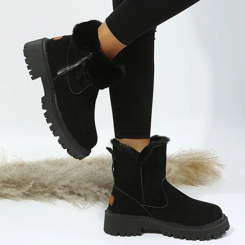 Britt | Warme Winterstiefel für Damen mit Schnürung