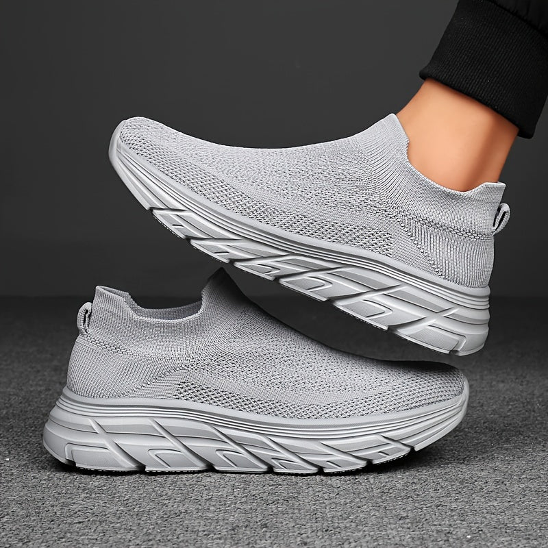 Daniel | Herren Slip-On Sneaker mit Strickschaft, Ademend, Sportlich