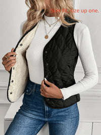 Corinne | Damen Winterjacke Gesteppt Kunstfellfutter Knopfleiste