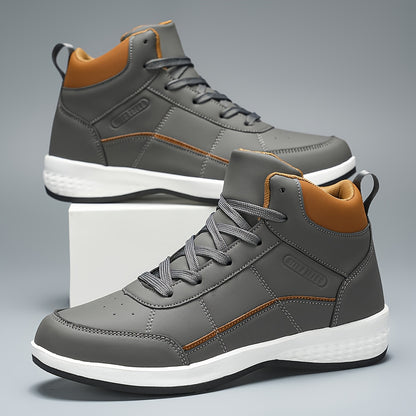 Cornelis | Herren Sneaker High-Top mit Schnürung, Blockabsatz