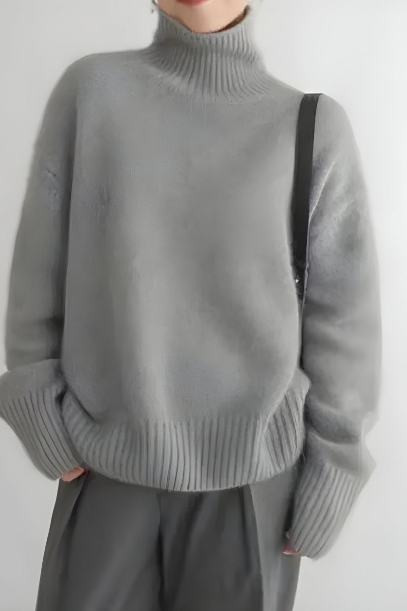 Heidi | Damen Rollkragenpullover mit Feinstrick, Coltrui-Kragen