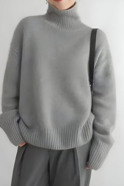 Heidi | Damen Rollkragenpullover mit Feinstrick, Coltrui-Kragen