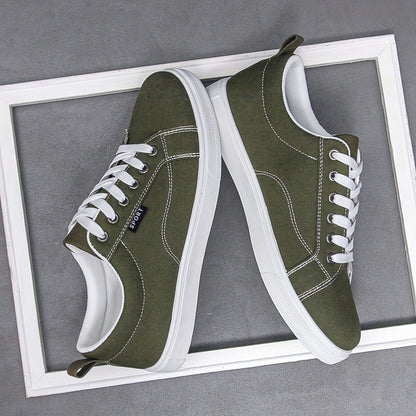 Edgar | Herren Sneaker mit Schnürung und gerippter Sohle, Denim