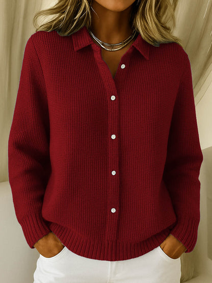 Juliana | Klassische Strickjacke mit Knöpfen für Damen