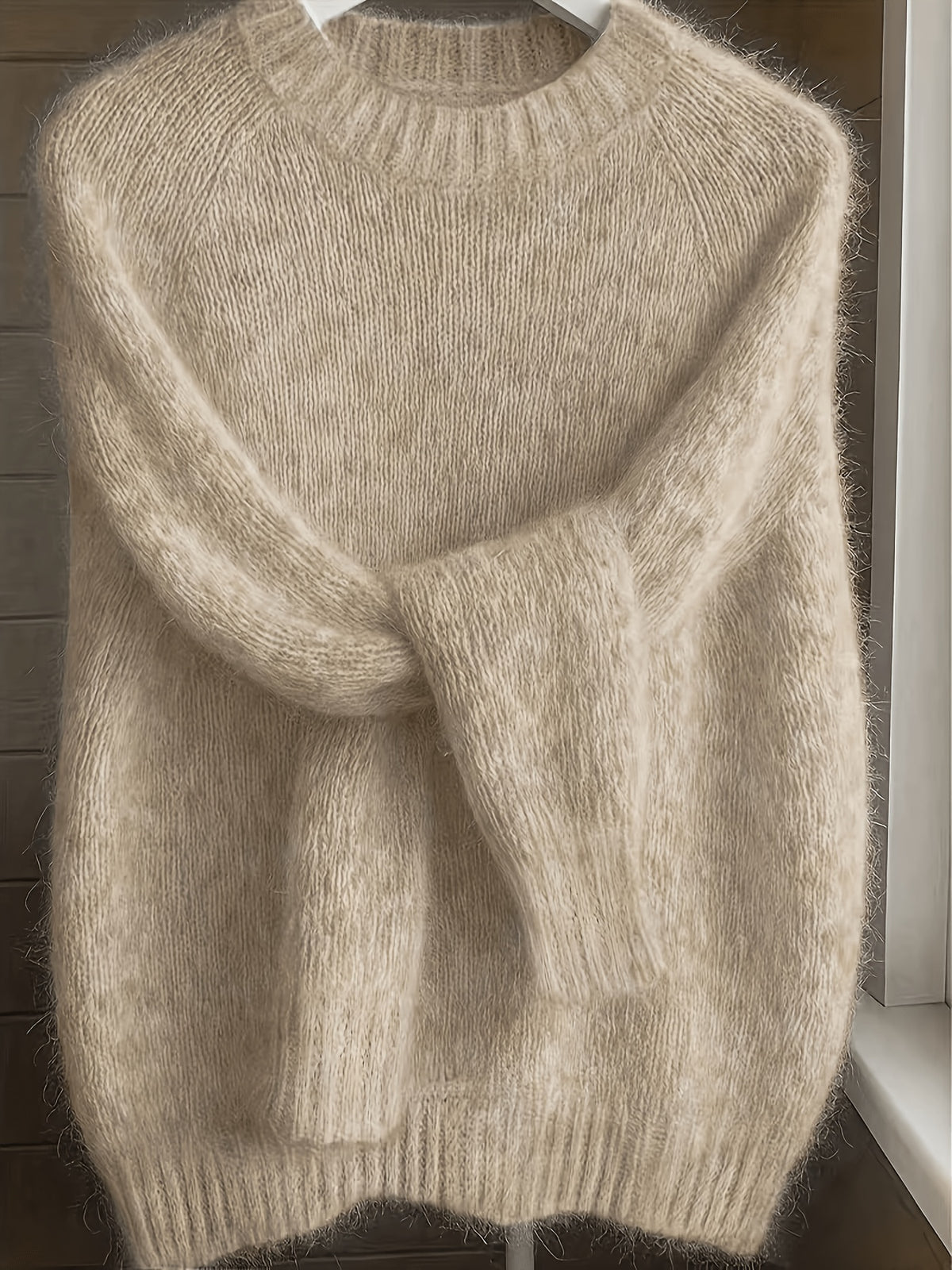 Kastanja | Damen Oversized Strickpullover