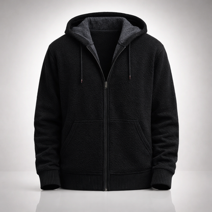 Remco | Herren Hoodie mit Reißverschluss und Kängurutasche