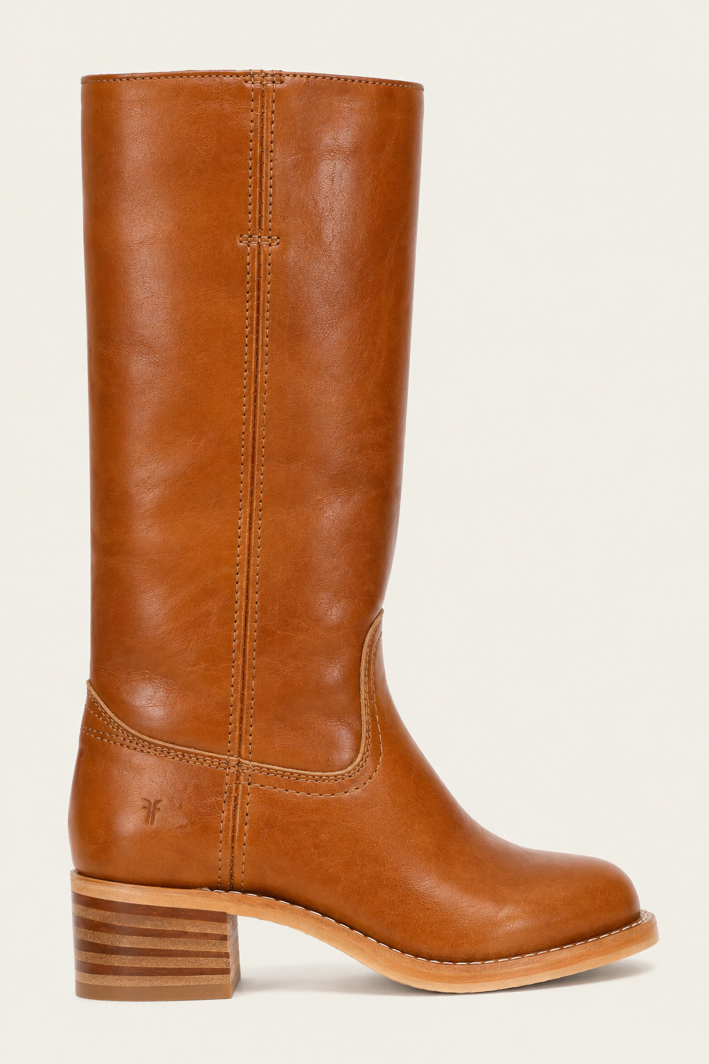 Olivia | Schmale Damenstiefel mit Reißverschluss und Absatz