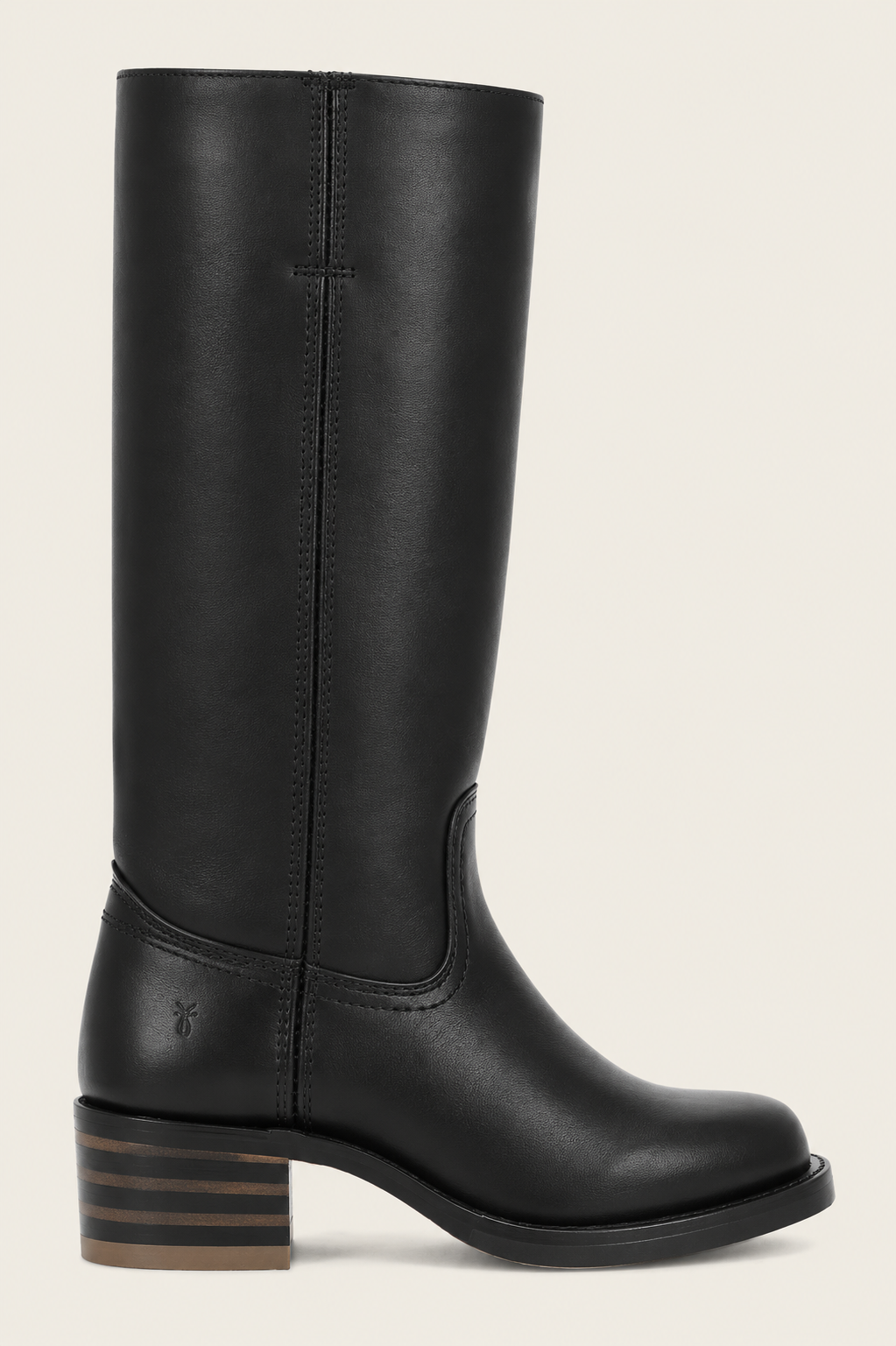 Olivia | Schmale Damenstiefel mit Reißverschluss und Absatz