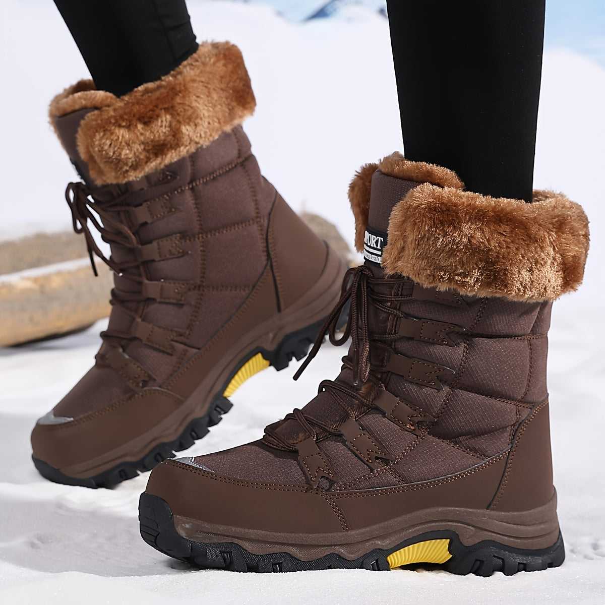Nienke Warme Winterstiefel für Damen mit robuster Sohle
