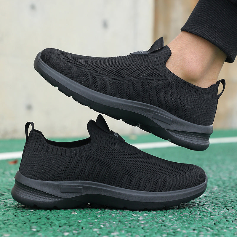 Dante | Herren Slip-On Sneaker mit atmungsaktivem Mesh, Blockabsatz