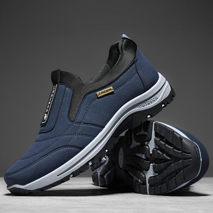 Dominic | Herren Slip-On Sneaker mit Blockabsatz, Profilsohle