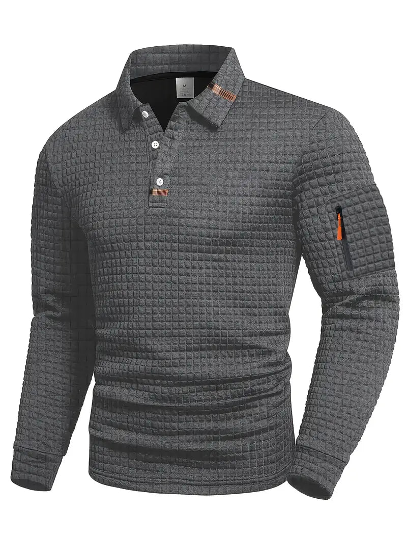 Miles | Gesteppter Herren Pullover mit lockerer Passform