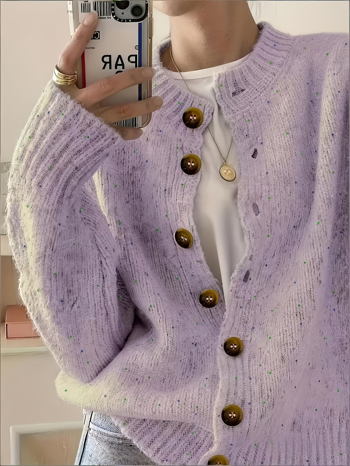 Ellinor | Damen Strickjacke Cardigan
