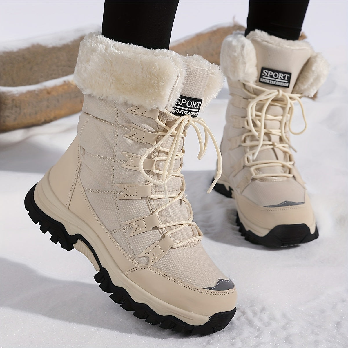 Nienke Warme Winterstiefel für Damen mit robuster Sohle
