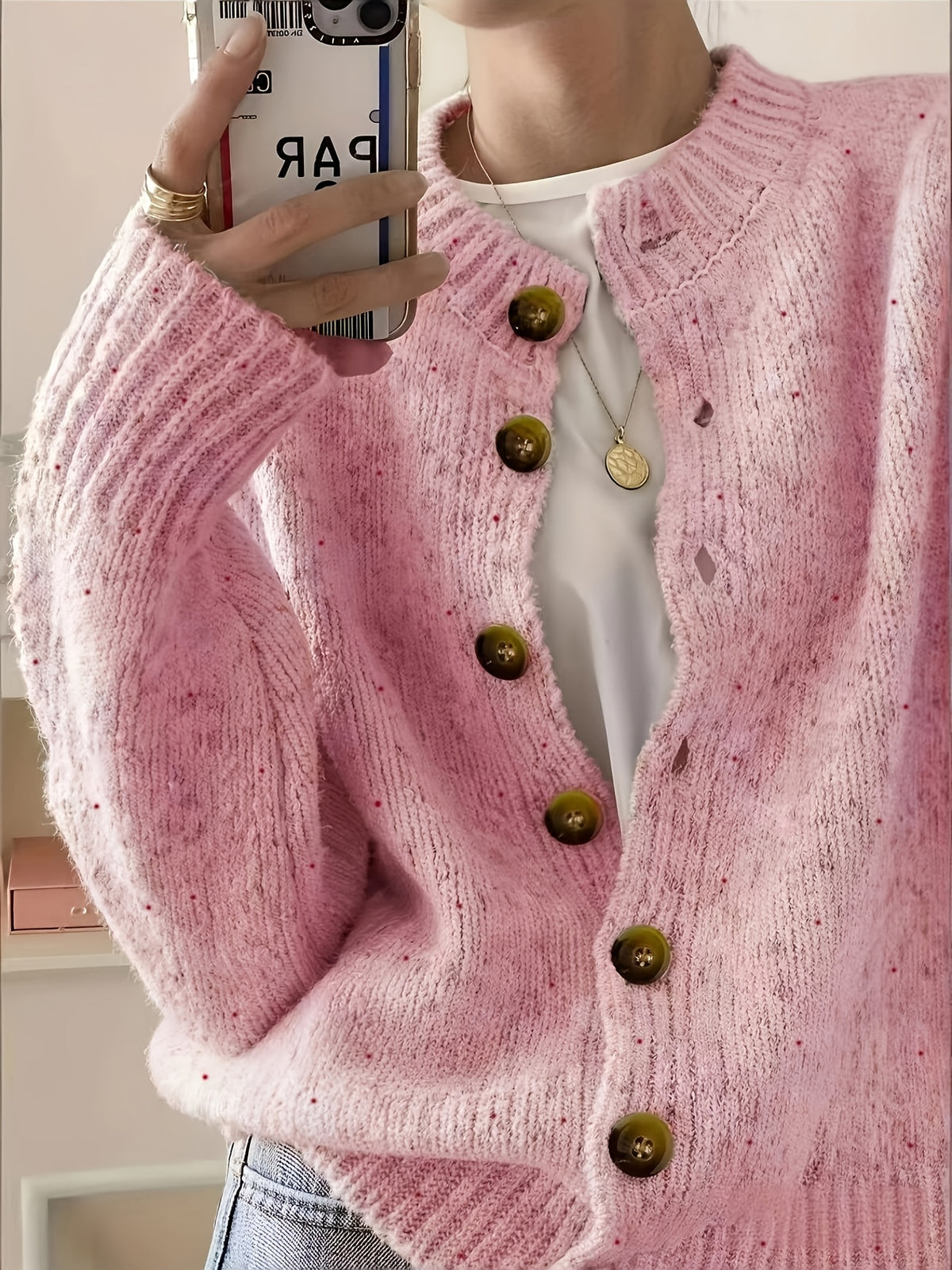 Ellinor | Damen Strickjacke Cardigan