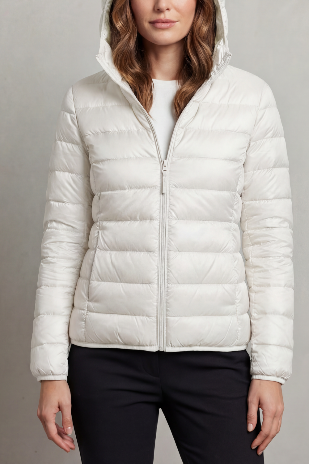 Freyana | Gesteppte Kapuzen Winterjacke Damen Leicht