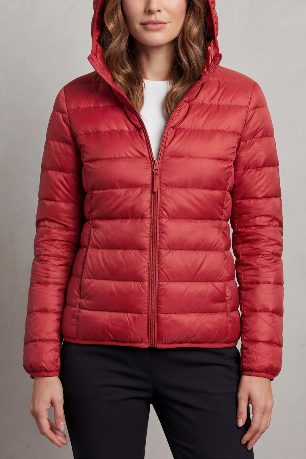 Freyana | Gesteppte Kapuzen Winterjacke Damen Leicht