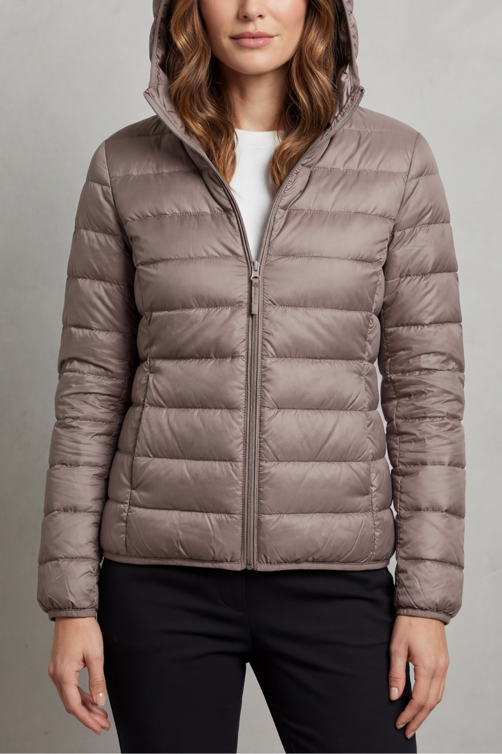 Freyana | Gesteppte Kapuzen Winterjacke Damen Leicht