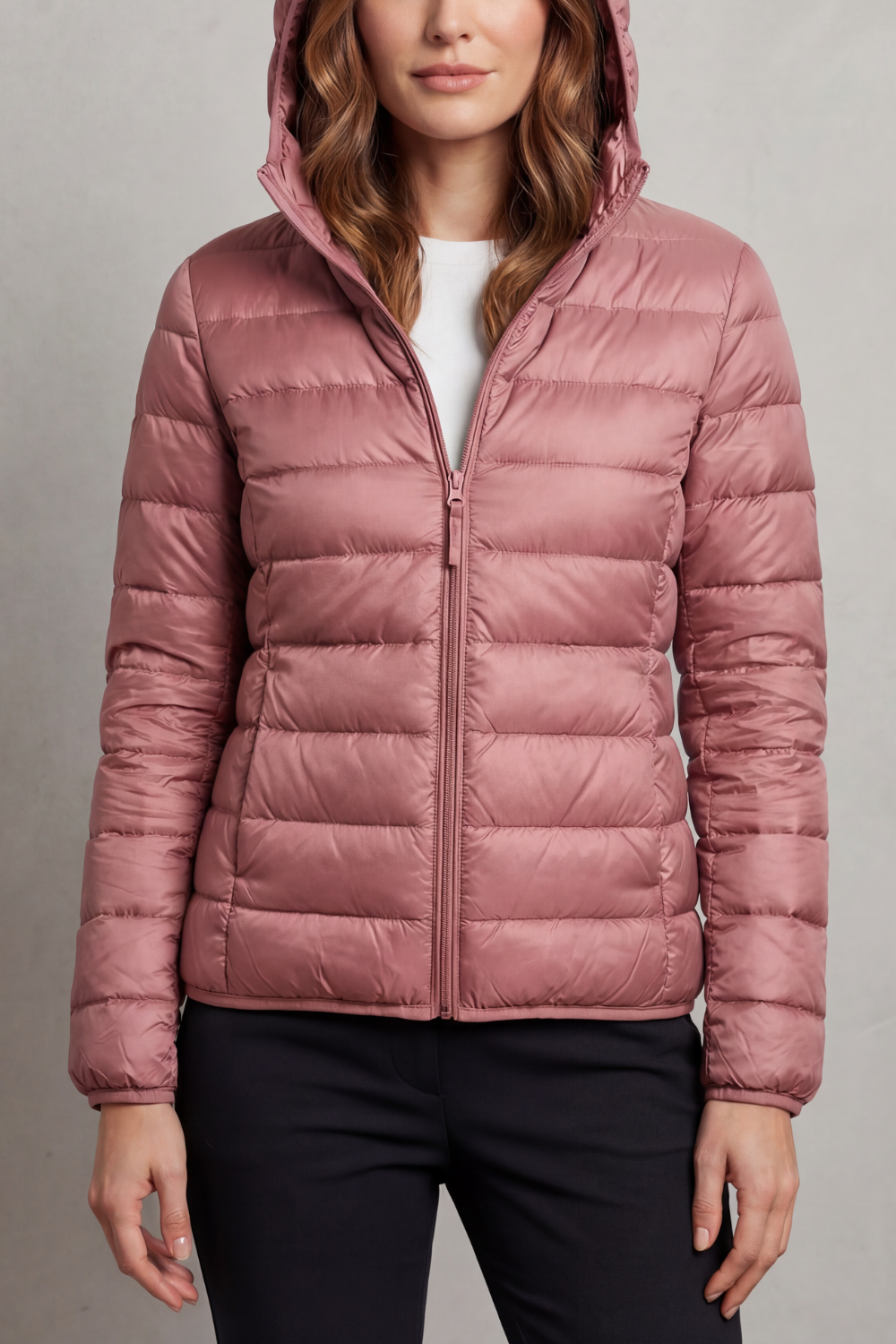 Freyana | Gesteppte Kapuzen Winterjacke Damen Leicht