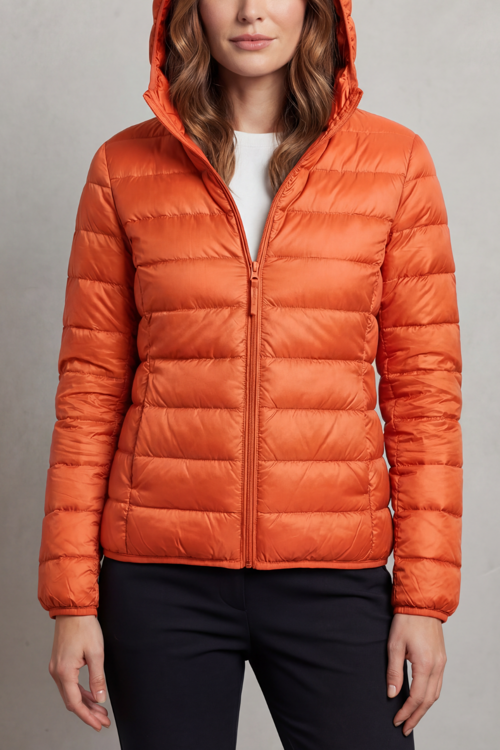 Freyana | Gesteppte Kapuzen Winterjacke Damen Leicht