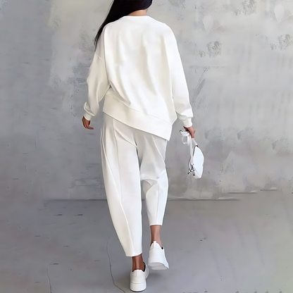 Zara | Zweiteiliges Loungewear Set mit weitem Bein für Damen