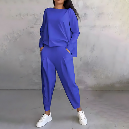 Zara | Zweiteiliges Loungewear Set mit weitem Bein für Damen