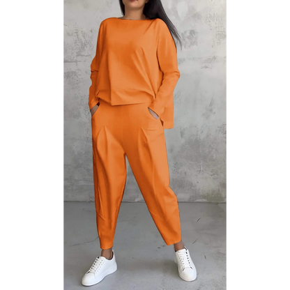 Zara | Zweiteiliges Loungewear Set mit weitem Bein für Damen