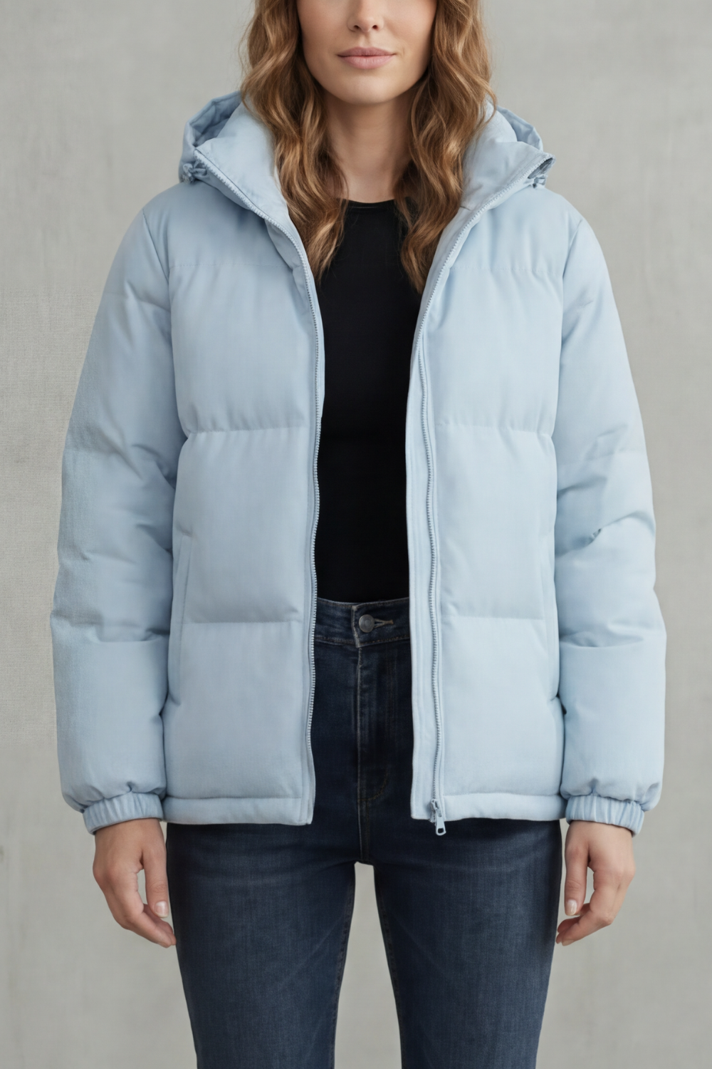 Heike | Gesteppte Kapuzenjacke mit Reißverschlusstaschen für Damen