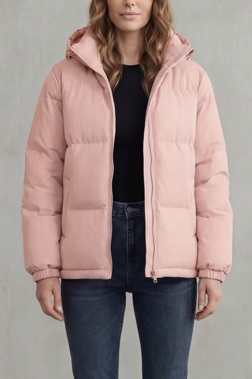 Heike | Gesteppte Kapuzenjacke mit Reißverschlusstaschen für Damen