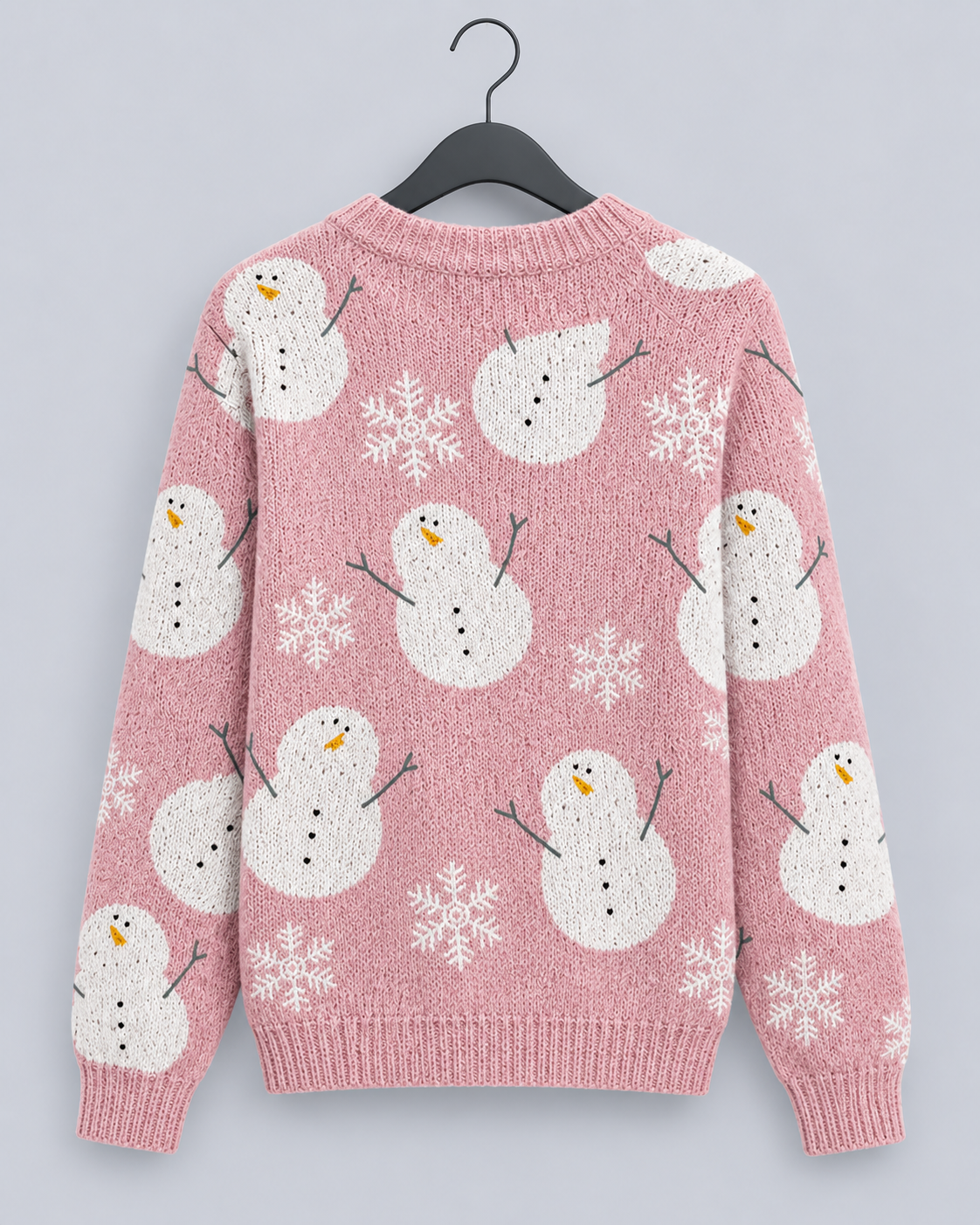 Frieda | Weihnachtspullover Damen mit Rentiermuster Rundhals