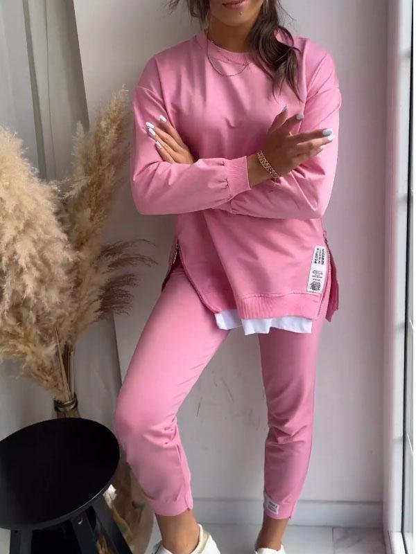 Wren Zweiteiliges Loungewear Set mit Rundhalsausschnitt für Damen