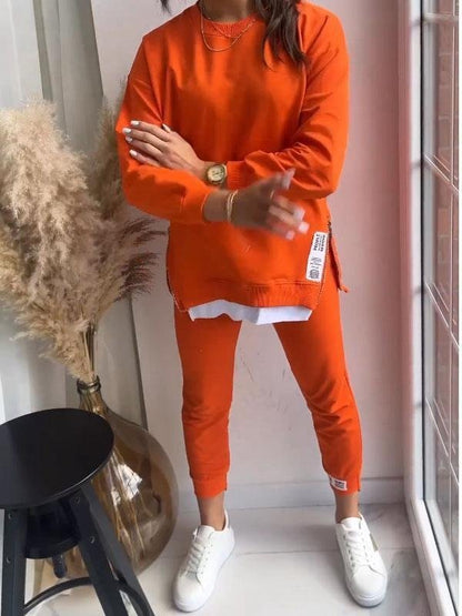 Wren Zweiteiliges Loungewear Set mit Rundhalsausschnitt für Damen