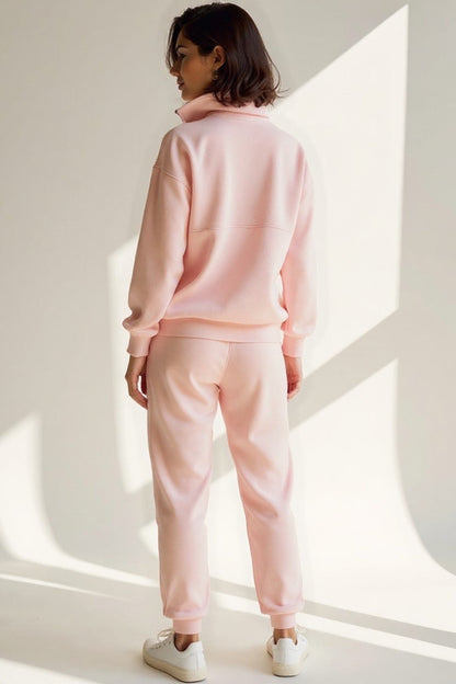 Liesbeth | Damen Zweiteiliges Loungewear Set Reißverschluss