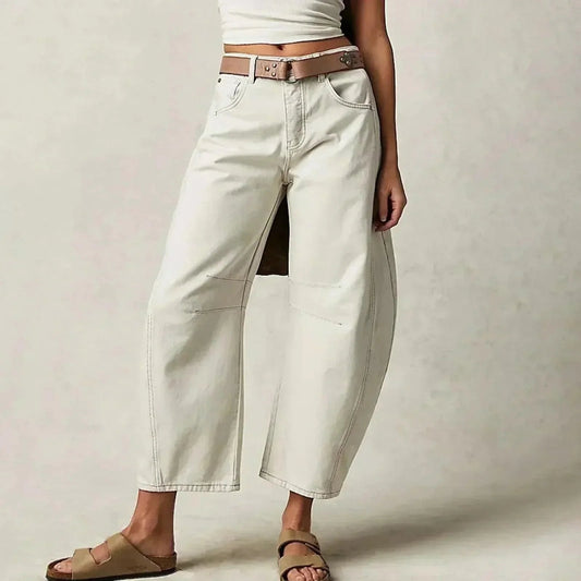 Mirthe | Jeans mit hoher Taille und weitem Bein für Damen