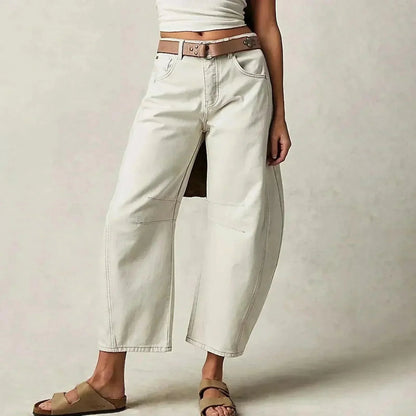 Mirthe | Jeans mit hoher Taille und weitem Bein für Damen