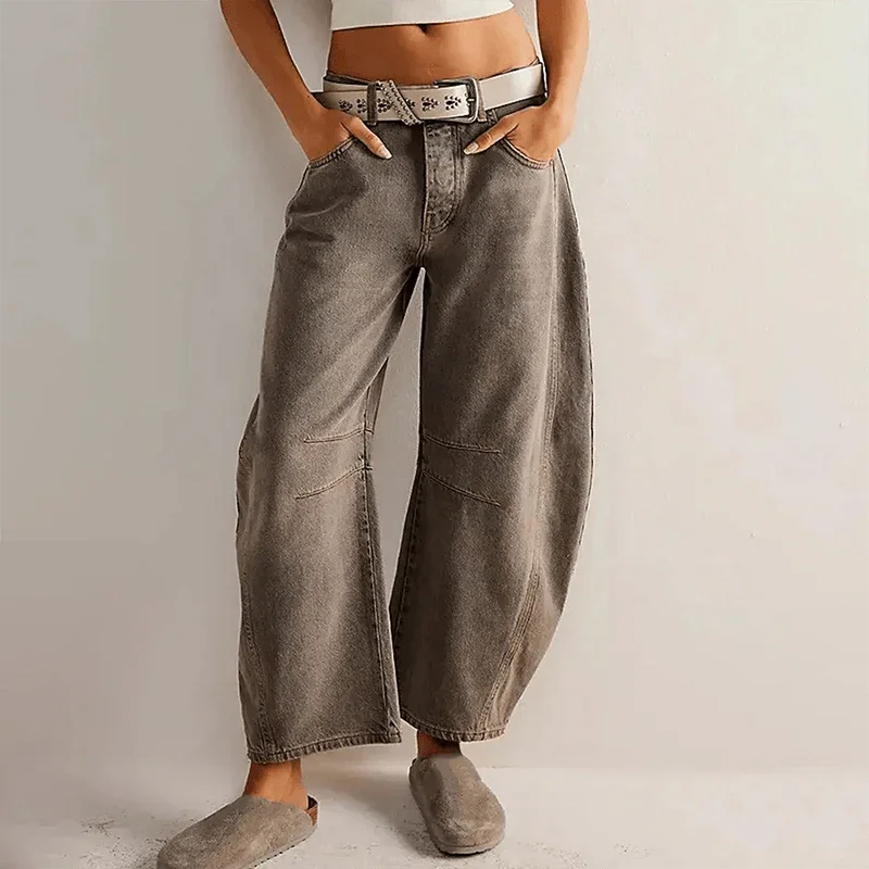 Mirthe | Jeans mit hoher Taille und weitem Bein für Damen
