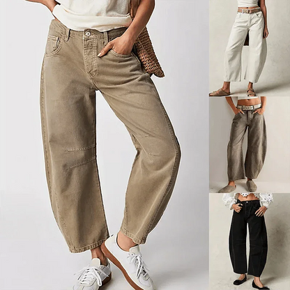 Mirthe | Jeans mit hoher Taille und weitem Bein für Damen