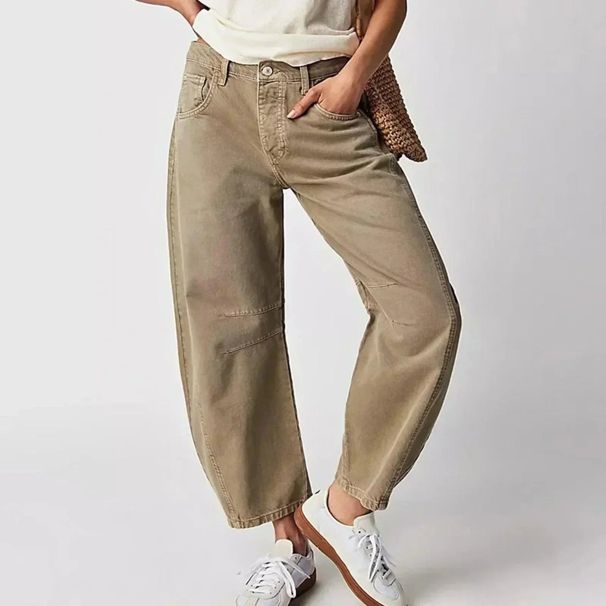 Mirthe | Jeans mit hoher Taille und weitem Bein für Damen