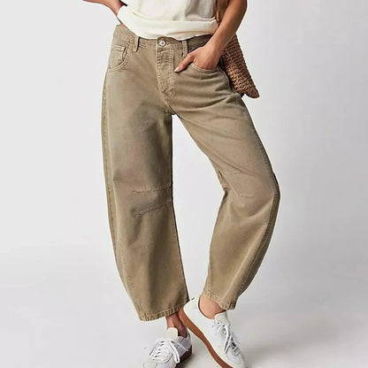 Mirthe | Jeans mit hoher Taille und weitem Bein für Damen