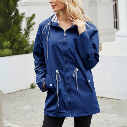 Madelief | Wasserdichte Regenjacke mit Kapuze für Damen