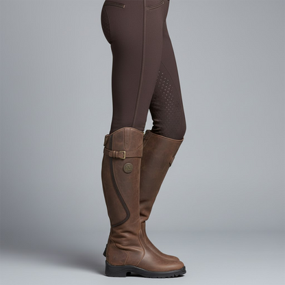 Sigrid Wasserdichte Reitstiefel für Damen mit robuster Sohle