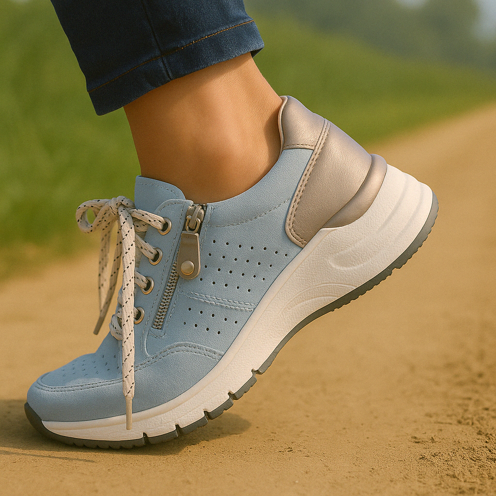 Linnea | Bequeme Sneaker mit Reißverschluss für Damen
