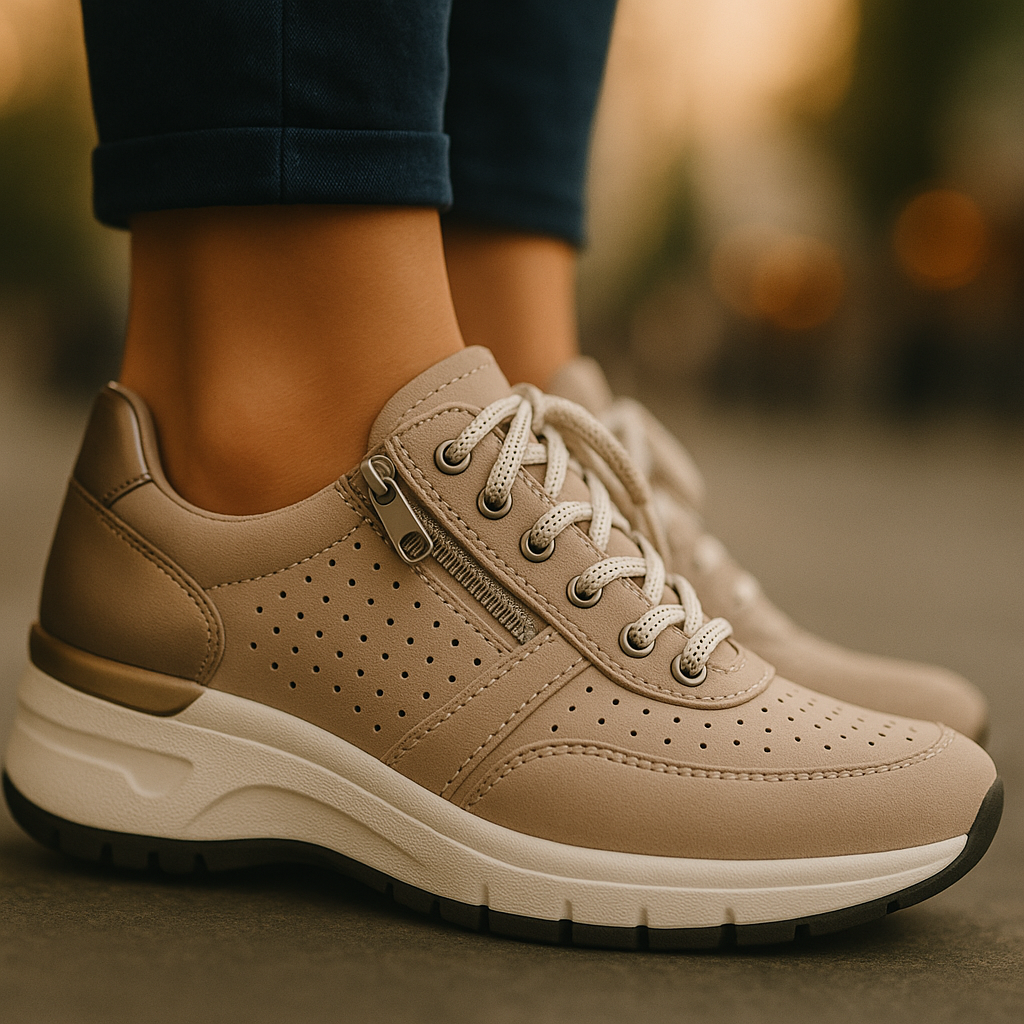 Linnea | Bequeme Sneaker mit Reißverschluss für Damen