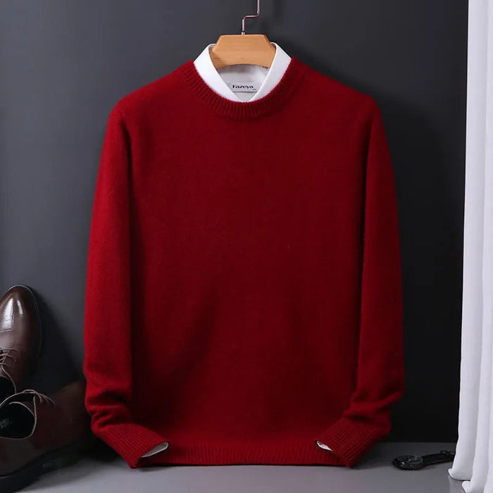 Soren | Herren gerippter Langarm Pullover Freizeit