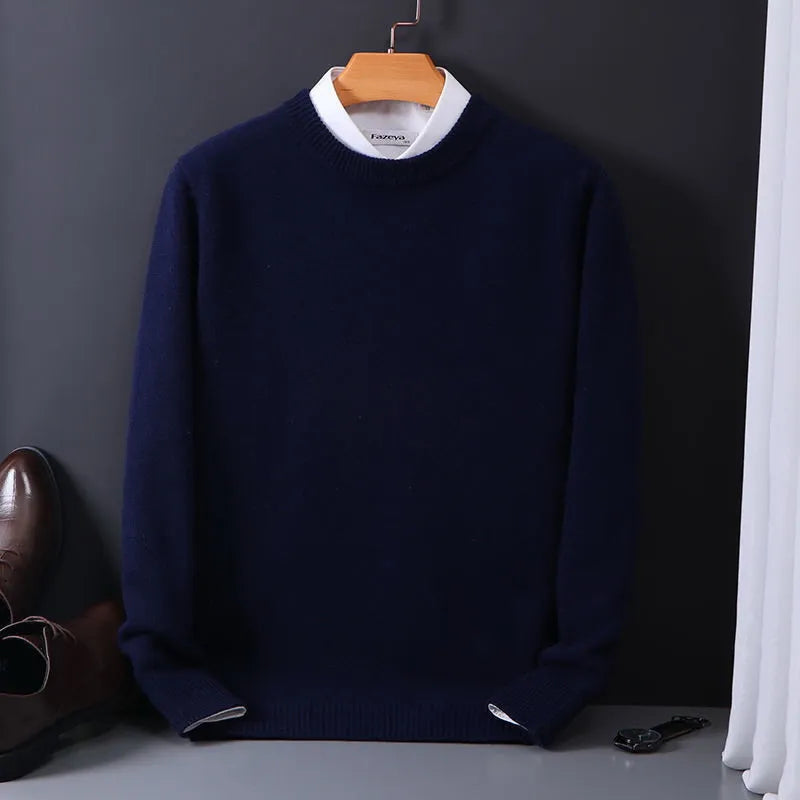Soren | Herren gerippter Langarm Pullover Freizeit