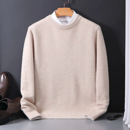Soren | Herren gerippter Langarm Pullover Freizeit