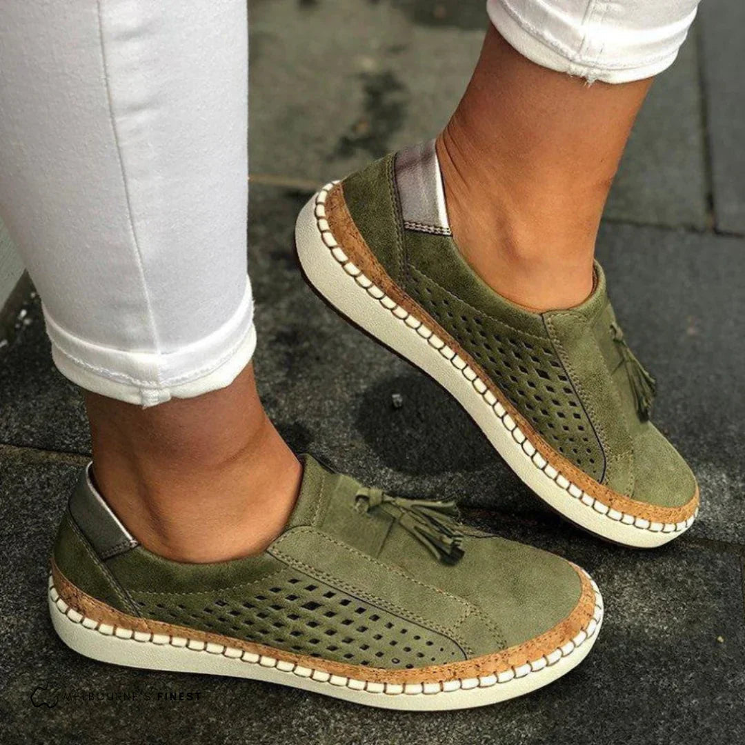 Maeve | Strukturierte Sneakers mit gepolsterter Sohle Damen
