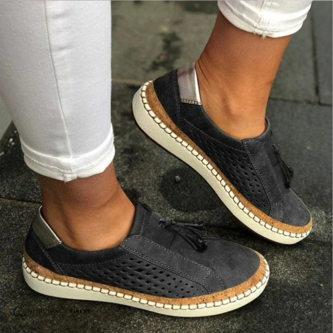 Maeve | Strukturierte Sneakers mit gepolsterter Sohle Damen